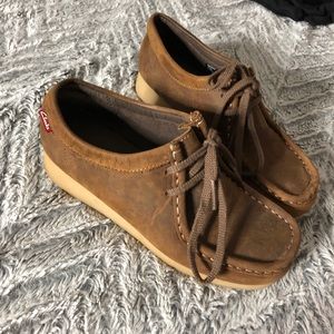 Brown leather Clark’s
